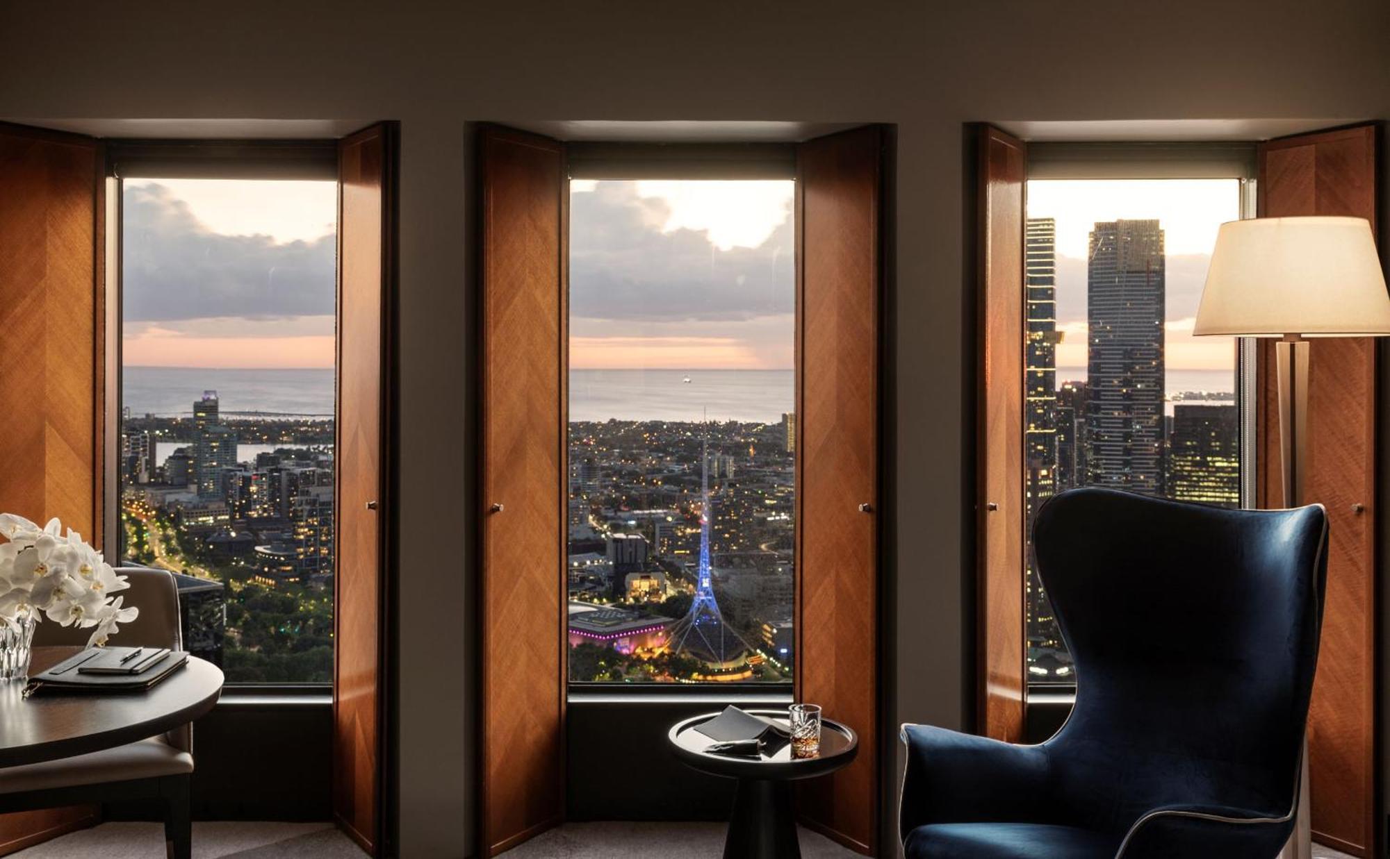 Sofitel Melbourne On Collins Hotel Exterior photo View from a suite