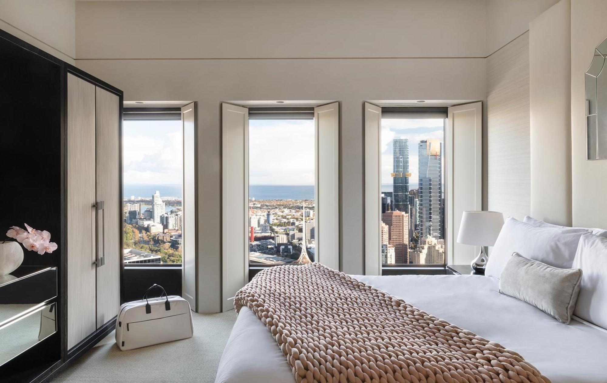 Sofitel Melbourne On Collins Hotel Exterior photo A bedroom at the hotel